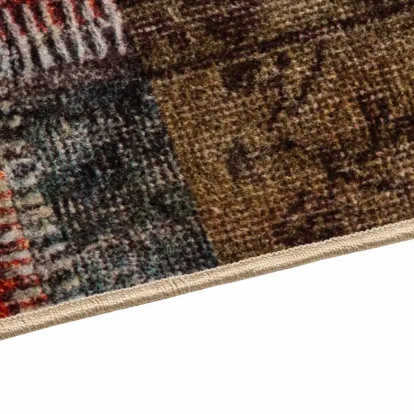 Marsa mitmevärviline vaip libisemisvastase PVC alusega, 150 x 100 cm – 3