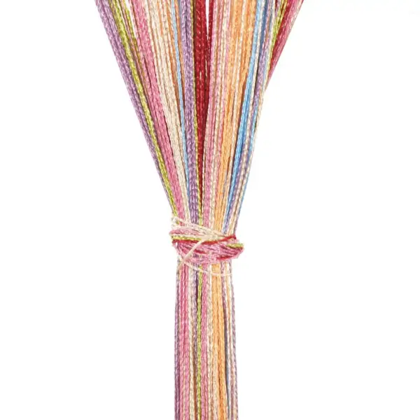 Nöörkardinad uksele ja aknale, mitmevärvilised, 2 tk, 100 x 250 cm – 7