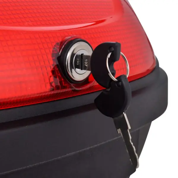 Veekindel mootorratta pagasikast 72 L, must, kuni kahele kiivrile – 4