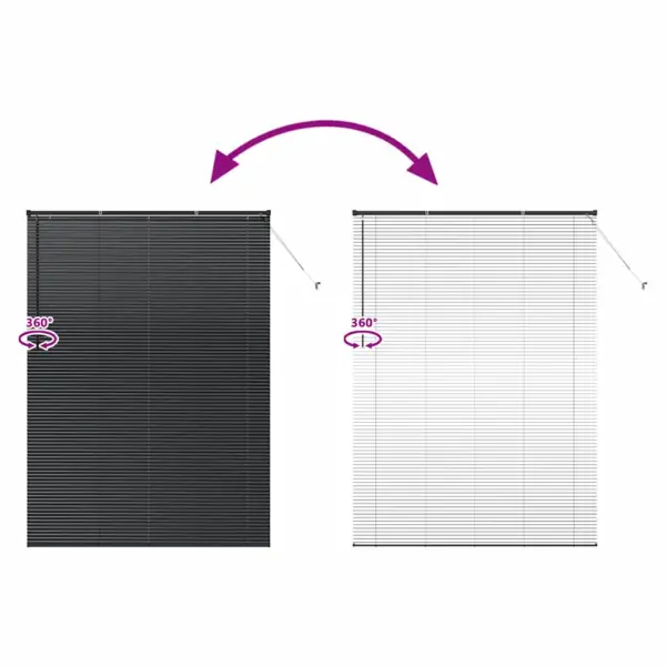 Veneetsia ribakardin, must alumiinium, 220 x 155 cm – 11