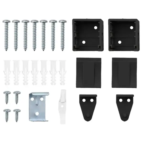 Alumiiniumist Veneetsia ruloo, must, 130 x 115 cm – 9