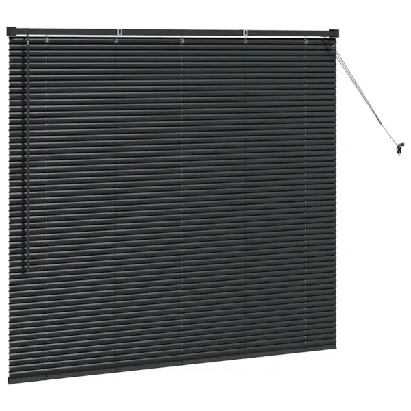 Veneetsia ruloo, must alumiinium, 130 x 140 cm - 5