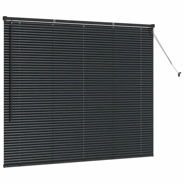 Veneetsia ruloo, alumiinium, must, 130 x 160 cm - 5