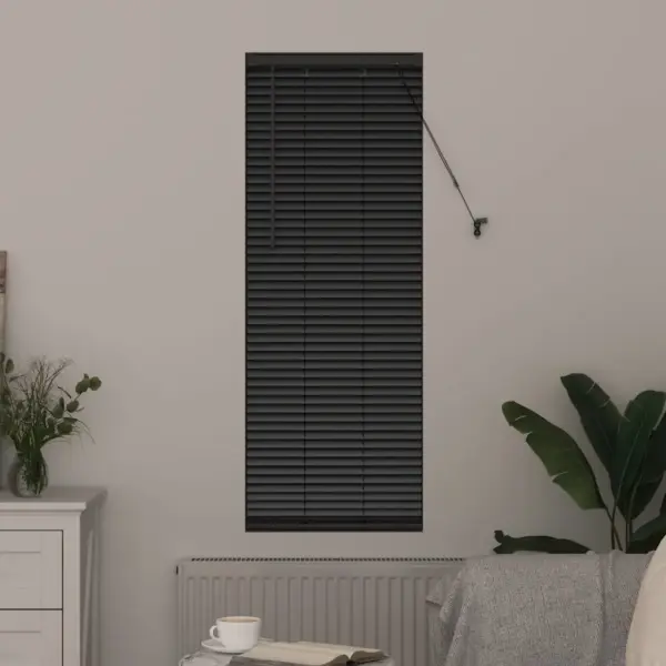Veneetsia ruloo, must alumiinium, 130 x 55 cm - 3