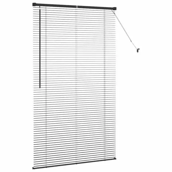 Must alumiiniumist Veneetsia ruloo, 175 x 105 cm – 6