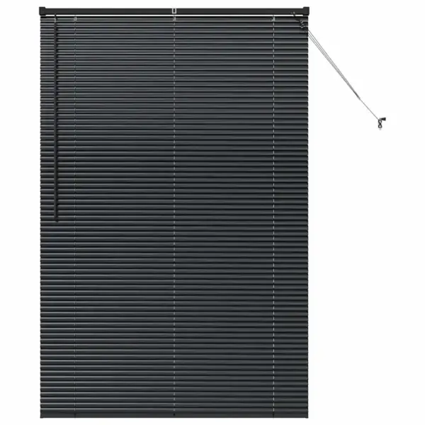 Must alumiiniumist Veneetsia ruloo 175 x 120 cm - 2