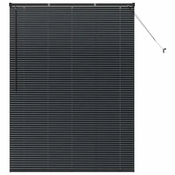 Veneetsia ruloo, must alumiinium, 175 x 130 cm - 2