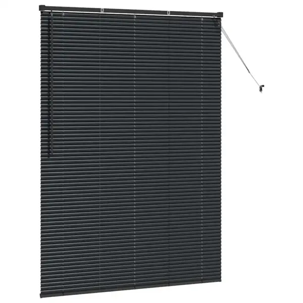 Veneetsia ruloo, must alumiinium, 175 x 130 cm - 5