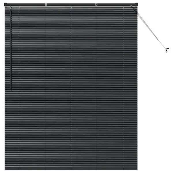 Must alumiiniumist Veneetsia ruloo 175 x 150 cm – 2