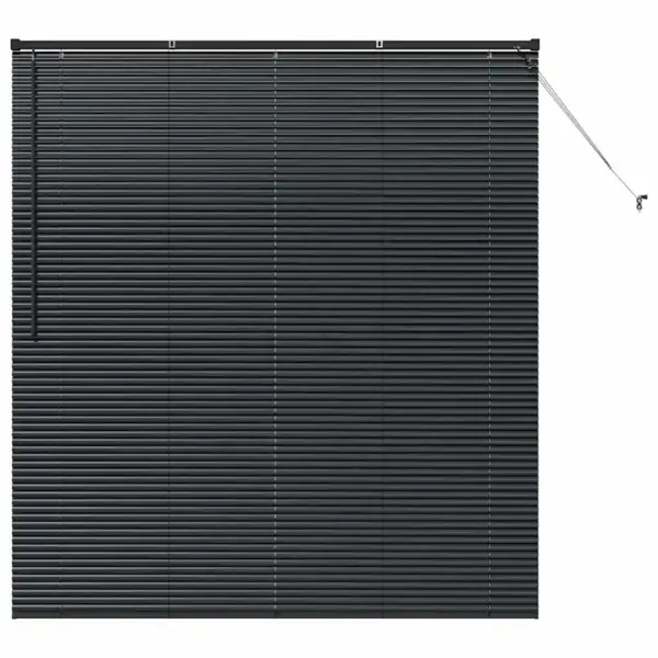 Must alumiiniumist Veneetsia ruloo, 175 x 155 cm - 2