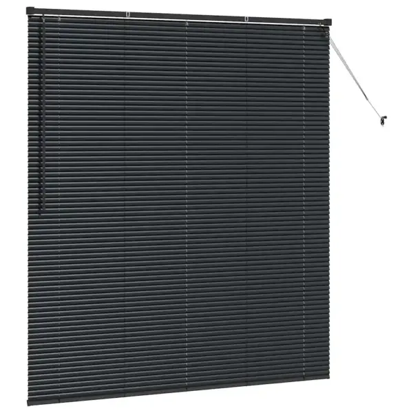Must alumiiniumist Veneetsia ruloo, 175 x 155 cm - 5