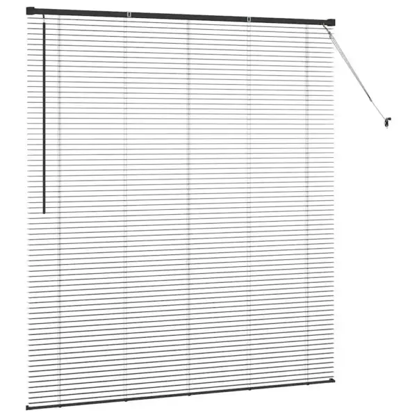 Must alumiiniumist Veneetsia ruloo, 175 x 155 cm - 6