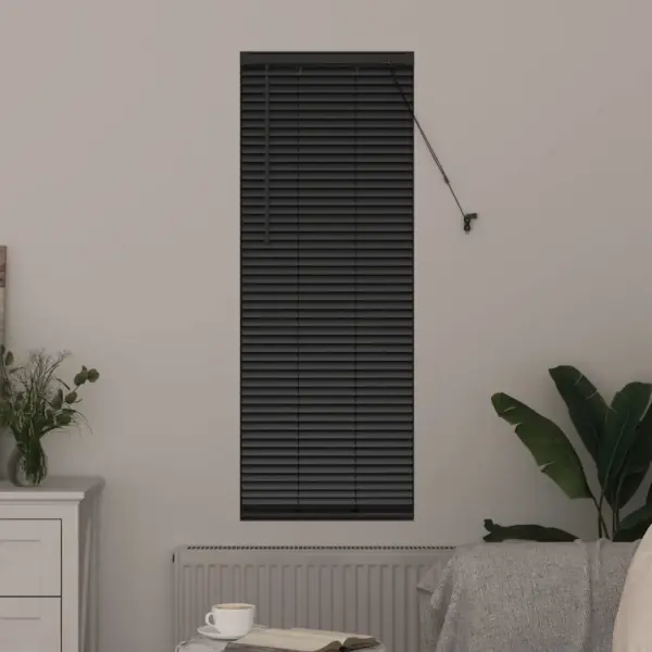 Must alumiiniumist Veneetsia ruloo, 175 x 40 cm – 3