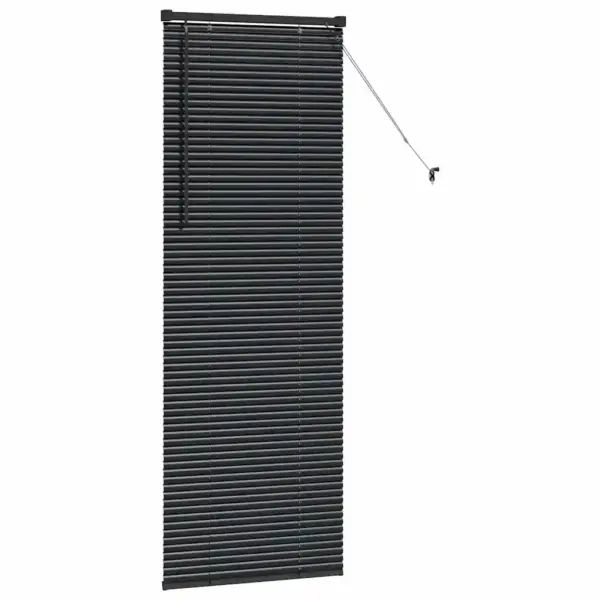 Must alumiiniumist Veneetsia ruloo, 175 x 65 cm – 5