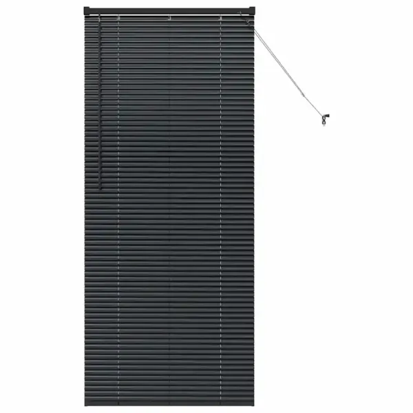 Must alumiiniumist Veneetsia ruloo, 175 x 75 cm - 2