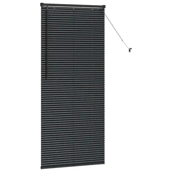 Must alumiiniumist Veneetsia ruloo, 175 x 75 cm - 5