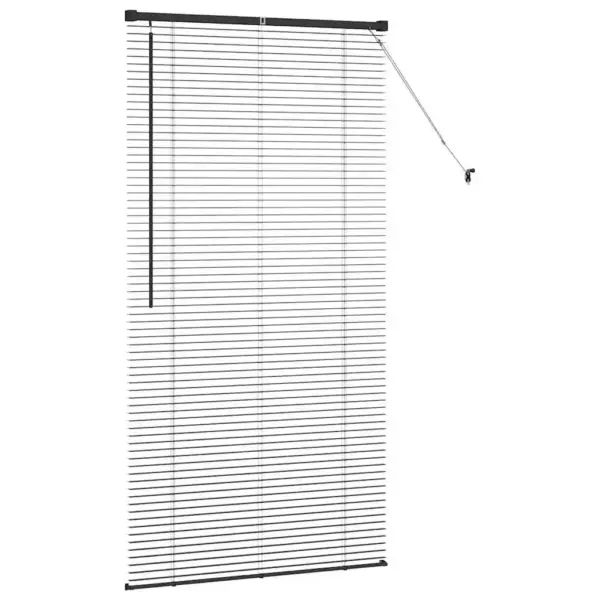 Must alumiiniumist Veneetsia ruloo, 175 x 95 cm – 6