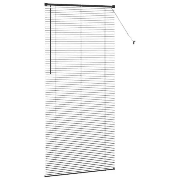 Veneetsia ruloo, must alumiinium, 220 x 105 cm – 6