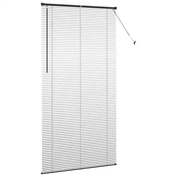Must alumiiniumist Veneetsia ruloo, 220 x 120 cm – 6