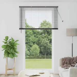 Must alumiiniumist Veneetsia ruloo, 220 x 135 cm
