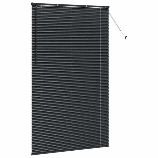 Must alumiiniumist Veneetsia ruloo, 220 x 135 cm – 5