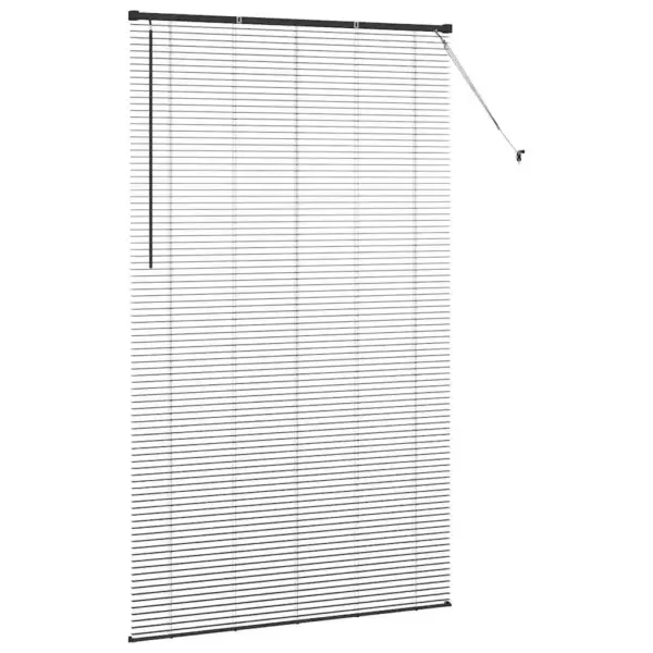 Must alumiiniumist Veneetsia ruloo, 220 x 135 cm – 6