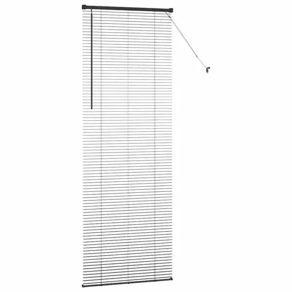 Veneetsia ruloo, must alumiinium, 220 x 75 cm – 6