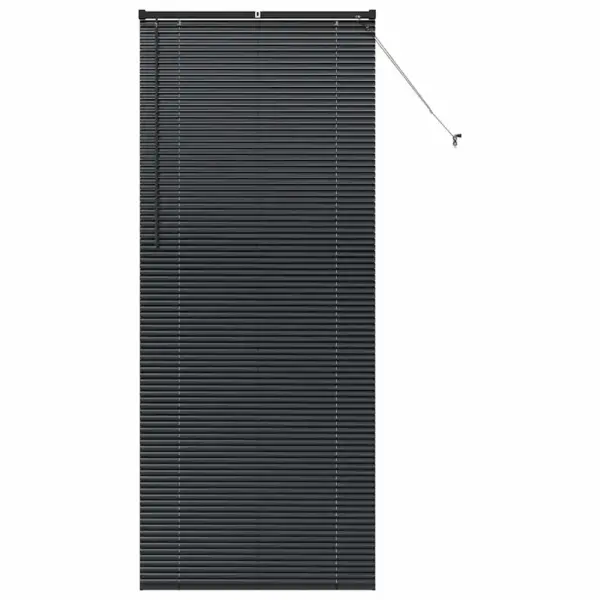 Must alumiiniumist Veneetsia ruloo, 220 x 85 cm - 2
