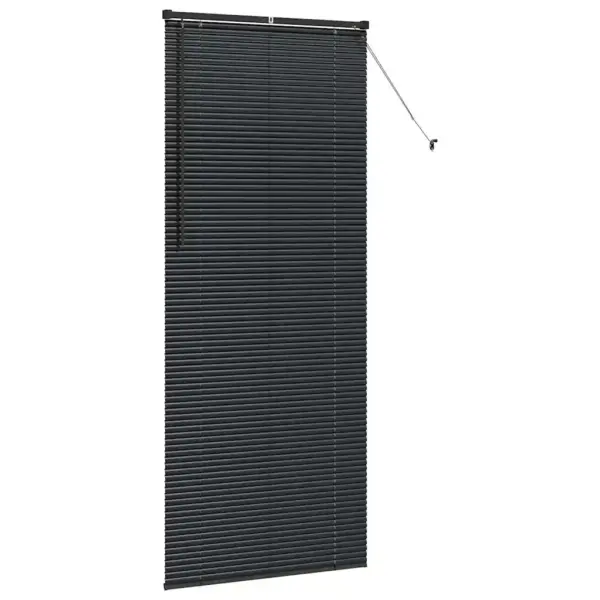 Must alumiiniumist Veneetsia ruloo, 220 x 95 cm - 5