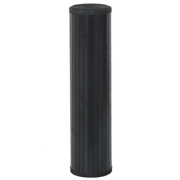 Ristkülikukujuline bambusvaip libisemiskindla tagusega, must, 70 x 500 cm – 3
