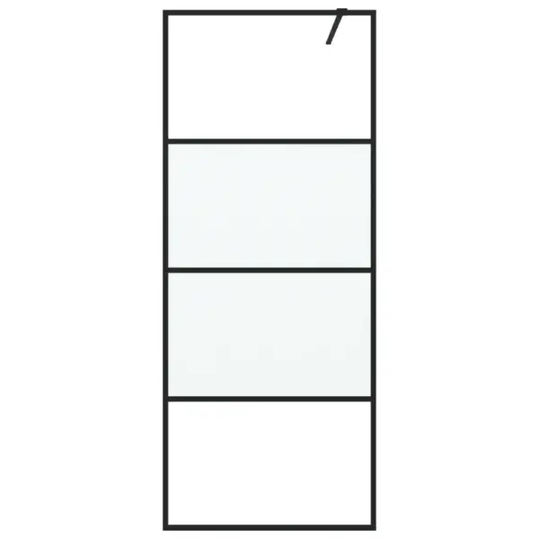 Must dušisein poolmatt ESG-klaas, 80 x 195 cm – 3