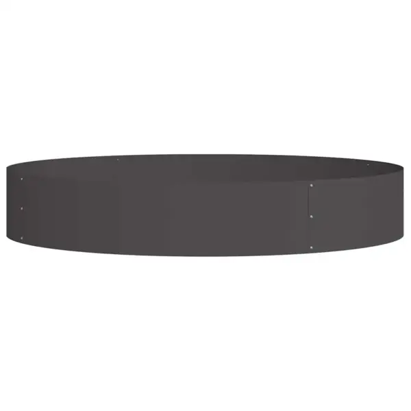 Must istutusrõngas aiataimedele, külmvaltsitud terasest, 120 x 120 x 20 cm – 2