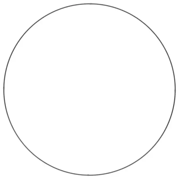 Must istutusrõngas aiataimedele, külmvaltsitud terasest, 120 x 120 x 20 cm – 6