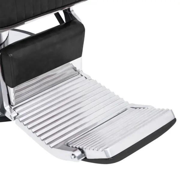 Must kunstnahast juuksuritool reguleeritava seljatoe ja peatoega, 68 x 69 x 116 cm – 5