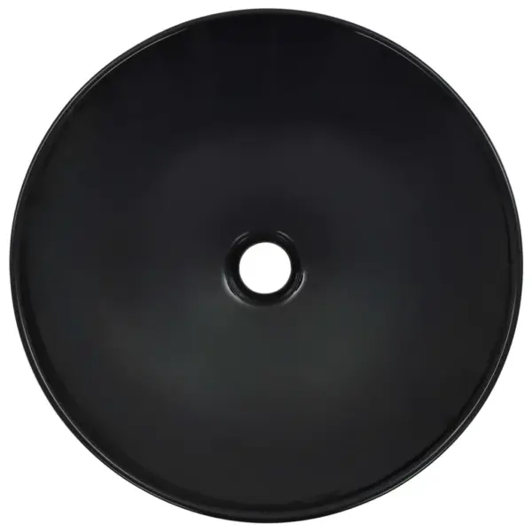 Must ümmargune keraamiline valamu kapi peale, 41 x 12,5 cm – 3