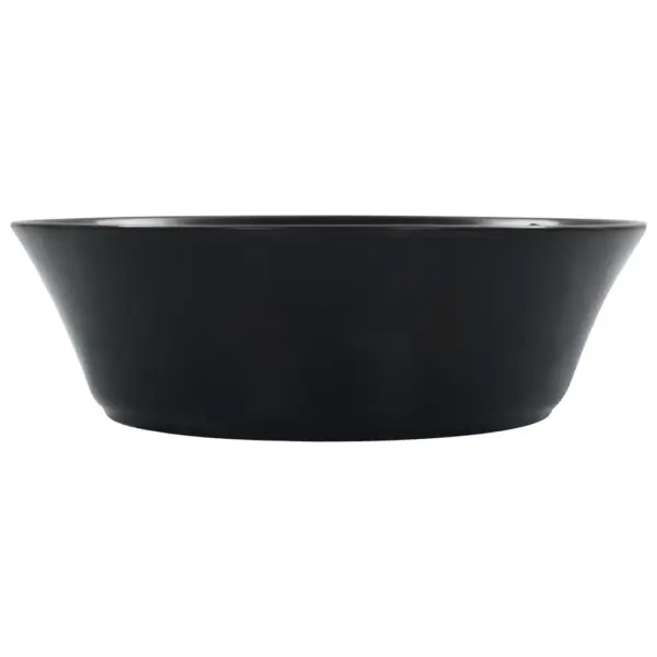 Must ümmargune keraamiline valamu kapi peale, 41 x 12,5 cm – 4