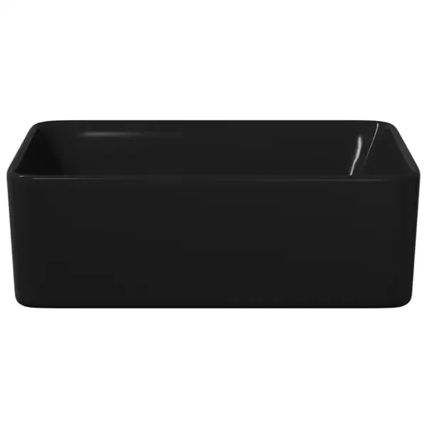 Must ristkülikukujuline keraamiline valamukauss 40 x 30 x 13 cm, kapi peale – 5