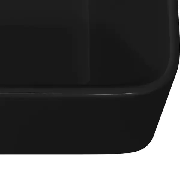 Must ristkülikukujuline keraamiline valamukauss 40 x 30 x 13 cm, kapi peale – 8