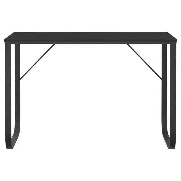 Kirjutuslaud musta lauaplaadi ja metallraamiga, 110 x 60 x 73 cm – 3