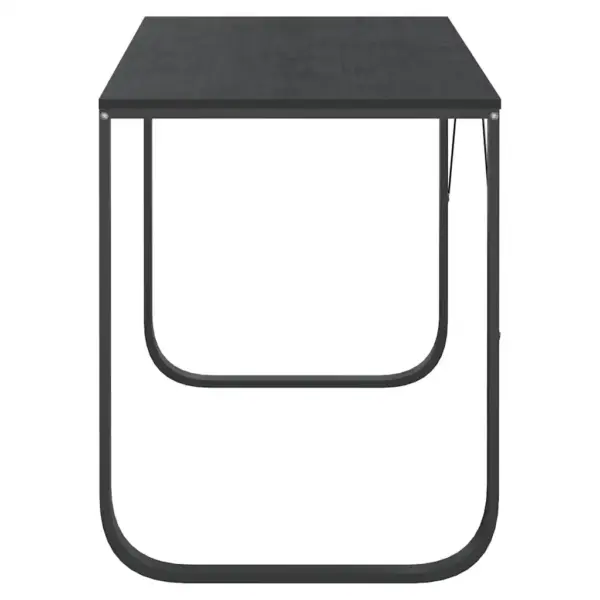 Kirjutuslaud musta lauaplaadi ja metallraamiga, 110 x 60 x 73 cm – 4