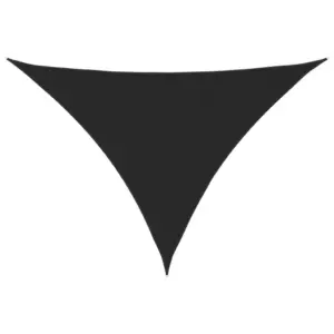 Veekindel päikesepuri UV-kaitsega, kolmnurkne, must, 5 x 5 x 6 m, PU-kattega oxford-kangas