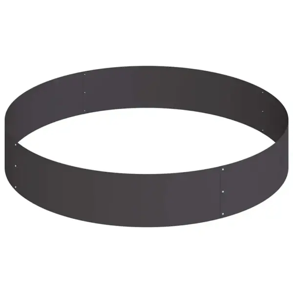 Metallist kõrgpeenar aeda, must, külmvaltsitud teras, 120 x 120 x 20 cm – 5