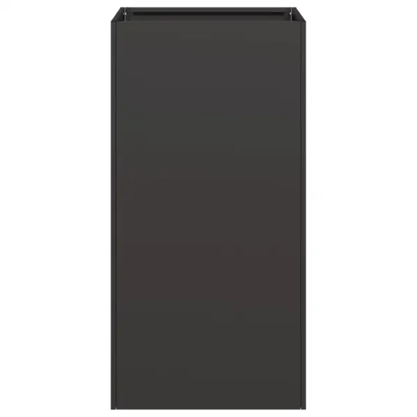 Kõrge taimekast avatud põhjaga, must külmvaltsitud teras, 40 x 40 x 80 cm – 4