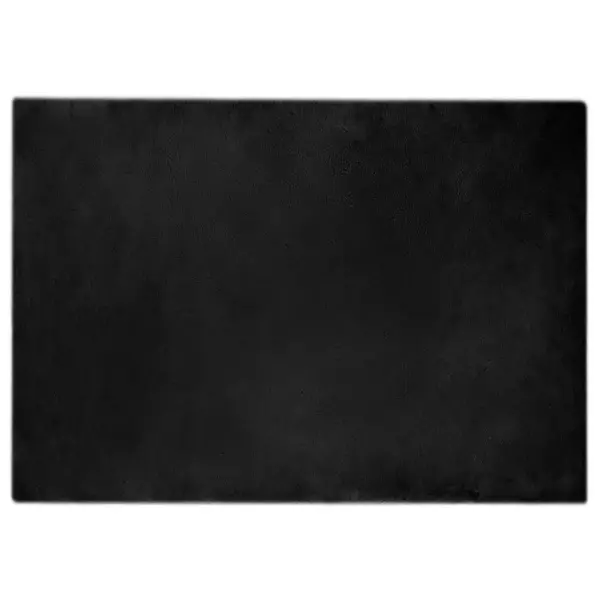 Libisemiskindel kunstküülikukarva vaip Olite, must, 140 x 200 cm – 2