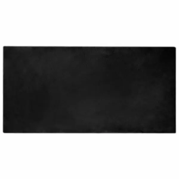 Libisemiskindel kunstküüliku karva vaip Olite, must, 100 x 200 cm – 2