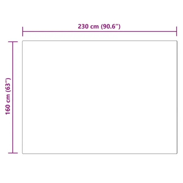Libisemiskindel kunstkarusnahast küülikukarva vaip Olite, must, 160 x 230 cm – 10