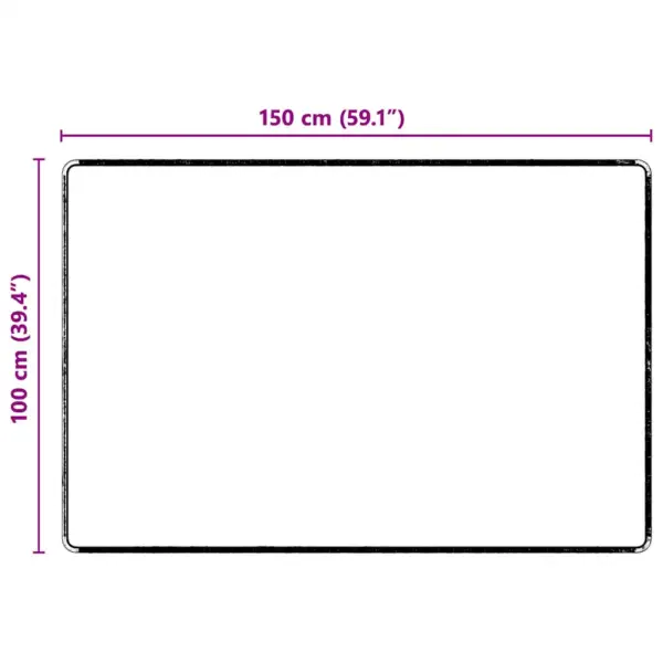 Libisemisvastane must esikuvaip 100 x 150 cm, 100% polüpropüleen – 8