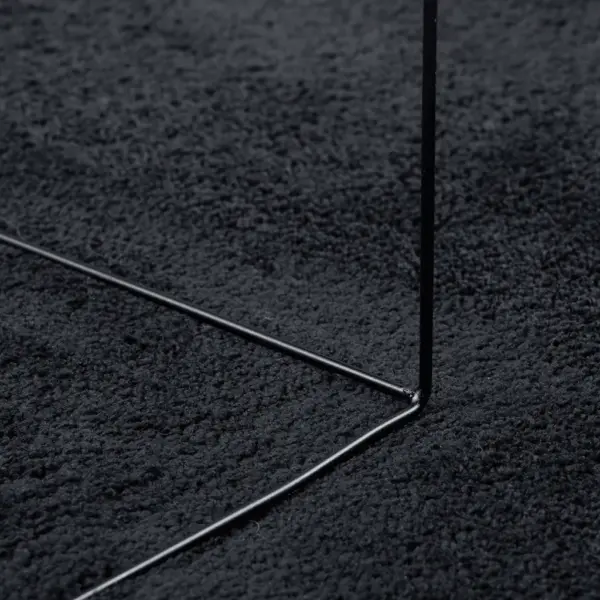 Lühikese karvaga vaip OVIEDO, must, 160 x 230 cm – 8