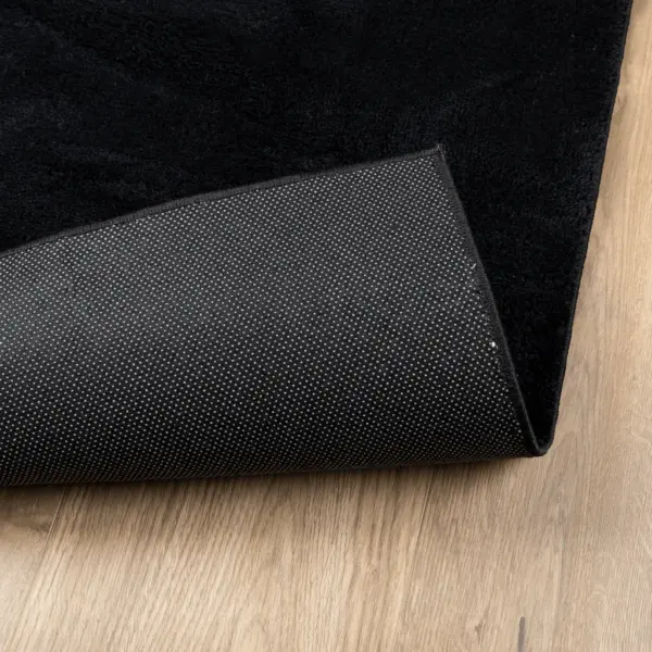 Must lühikese karvaga vaip OVIEDO, 200 x 280 cm, 100% polüester – 5