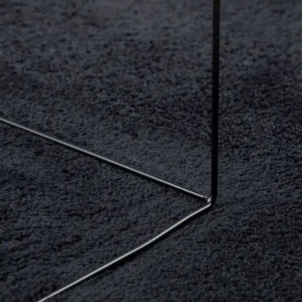 Must lühikese karvaga vaip OVIEDO, 200 x 280 cm, 100% polüester – 8